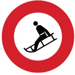 2.15.2 Interdiction de luger Ø cm: 40, Exécution: Scotchlite HIP