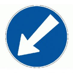 2.35 Obstacle à contourner par la gauche Ø cm: 40, Exécution: Scotchlite HIP