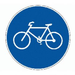 2.60 Piste cyclable Ø cm: 40, Exécution: Scotchlite HIP
