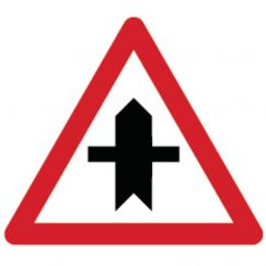 3.05 Intersection avec une route sans priorité Grandeur cm: 90, Exécution: Scotchlite HIP