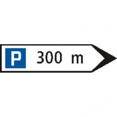 4.46 Indicateur de direction "Place de parc" Grandeur cm: 100/25