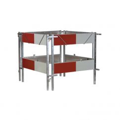 Barrage de fouilles en métal Hauteur cm: 98