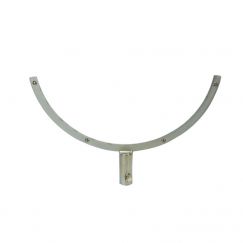 Support pour signaux avec manchon pour tube Ø: 1", pour signaux cm: Ø 40