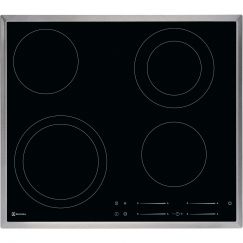 Electrolux GK58TSCN Piani di cottura in vetroceramica, Cromo