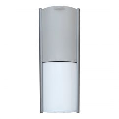 Showerbox, 2 éléments coulissants, 070 argent mat, H 570 mm