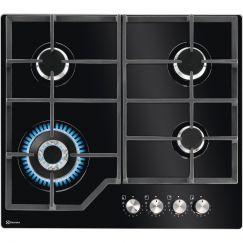 Electrolux GK58DKG4O Gas-Einbaurechaud, Schwarz