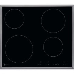 Electrolux GK58TCCN Piani di cottura in vetroceramica, Cromo