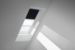 Store d'obscurcissement duo white line noir 55 cm x 118 cm