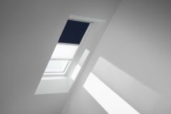 Store d'obscurcissement duo white line marine 78 cm x 98 cm