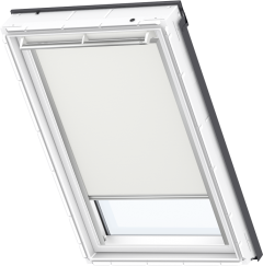 Store d'obscurcissement white line beige 134 cm x 140 cm