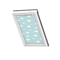 Store d'obscurcissement white line Blue Sky 78 cm x 98 cm 