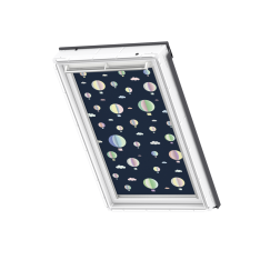 Store d'obscurcissement white line Hot Air Balloons 66 cm x 118 cm 