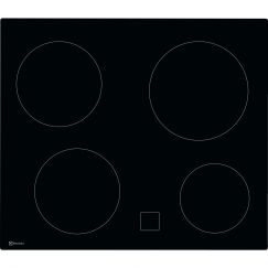Electrolux GK58VO Glaskeramik-Kochfeld, Schwarz