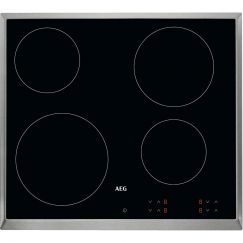 AEG KFA58SM Glaskeramik-Kochfeld, Chrom