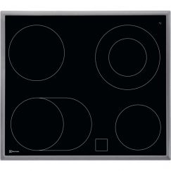 Electrolux GK58CCN Piani di cottura in vetroceramica, Cromo