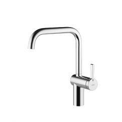 Mitigeur à levier|Bec orientable 125° , extensible a 360° KWC LIVELLO chromeline 10.231.013.000FL