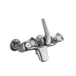 Mitigeur à levier DUPLEX|Bec fixe KWC DOMO chromeline 20.066.312.000