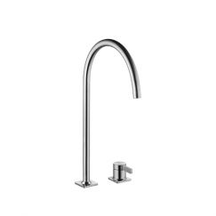 Mitigeur à levier|Bec orientable 150° ou 360° KWC ERA acier inoxydable 10.392.023.700FL