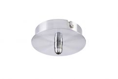 FITU, patère 1 passe-fil, rond , métal brossé