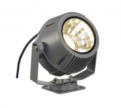 FLAC BEAM LED faretto, grigio pietra, con modulo Philips DLM ES 1800lm, 3000K
