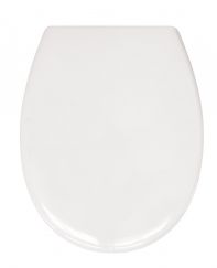  Lunette de WC Uni blanc 37 x 45 cm  