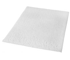  Tapis de bain Kansas blanc 60 x 90 cm 