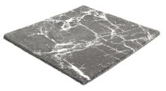  Tapis de bain Como platine 60 x 60 cm 