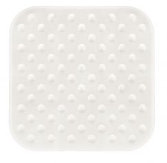  Tapis anti-dérapant Formosa blanc 53 x 53 cm  