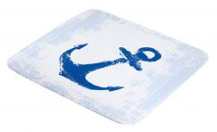 Kl. Wolke Tapeto da vasca da bagno Anchor blu scuro 55x 55 cm  