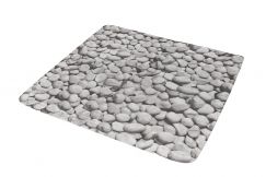  Tapis anti-dérapant Stepstone gris 55 x 55 cm  