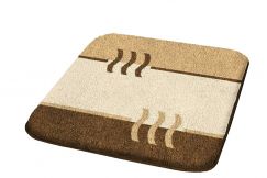  Tapis de bain Fiesta beige 60 x 90 cm  