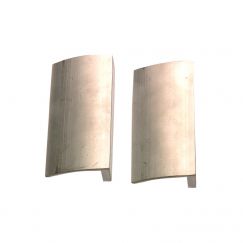 Mâchoires de protection en aluminium (paire) Larg. mâchoires: 80