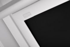 Store d'obscurcissement white line noir 94 cm x 160 cm VELUX INTEGRA® Solar automatique