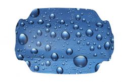 Kl. Wolke Cuscino Bubble blu marino 32x 22 cm  