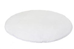 Tapis de bain Relax blanc 100 cm rond  
