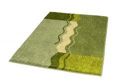  Tapis de bain Vanessa vert 55 x 65 cm  