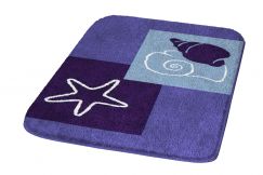  Tapis de bain Seaworld bleu marine 70 x 120 cm  