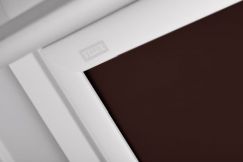 Store d'obscurcissement white line brun foncé 94 cm x 160 cm VELUX INTEGRA® Solar automatique