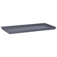 Soucoupes "Maxi" anthracite Mesure extérieure cm: 74X34, Hauteur cm: 4.5