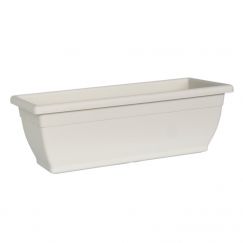 Caisse pour plantes "Venere" blanc perlé Mesure extérieure cm: 50x20, Hauteur cm: 17