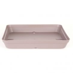 UNTERSETZER ECKIG CAPRI 45CM TAUPE Aussenmass cm: 36 x 36 Höhe cm: 5