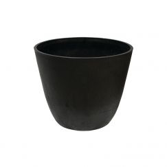 Pot pour plantes "Riva" noir Dimension extérieure Ø cm: 31, Hauteur: 25.4