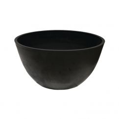 Pot pour plantes "Torbole" noir Dimension extérieure Ø cm: 41, Hauteur: 18
