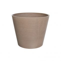 Pot pour plantes "Varese" taupe Dimension extérieure Ø cm: 40, Hauteur: 33