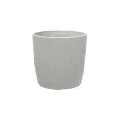 Pot pour plantes "Modena" stone white dimension extérieure Ø cm: 20, hauteur: 19