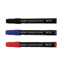 Marqueur d'encre "Expert" Fine, Coleur: bleu, Carton à 10 pièce