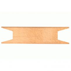 Planchette en bois pour ficelle Länge mm: 150, Breite mm: 40