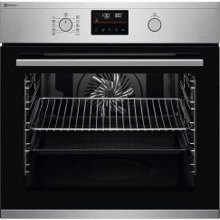 Electrolux EB4SL90KCN Kompakt-Kombi-Mikrowellengerät, Chrom mit Antifingerprint Beschichtung