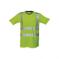 T-Shirt de sécurité "Isone" jaune Grandeur: L