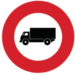 2.07 Circulation interdite aux camions Ø cm: 40, Exécution: Scotchlite HIP